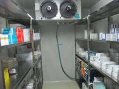 300立方米2-8℃醫藥試劑冷庫安裝，醫藥冷庫建設